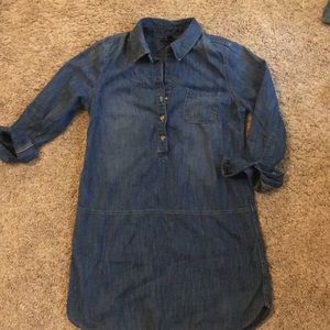 Gap denim shirt dress